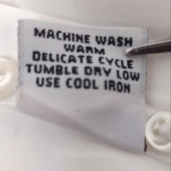 CULWELL & SON Men's White Long Sleeve Dress Shirt  18 - Picture 6 of 13